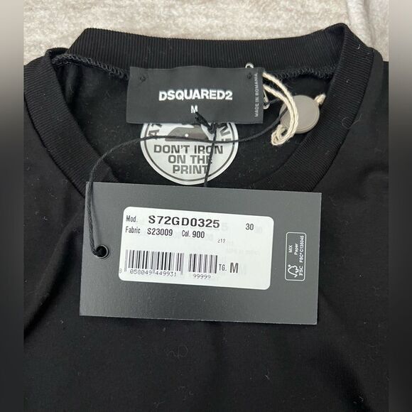 Dsquared2 T-Shirt Woman Black - Picture 8 of 9